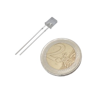 100 PCS 2x5x7mm Green Opaque LED