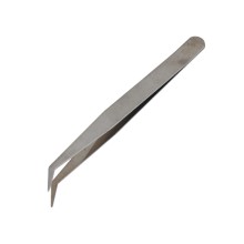 50 PCS 10cm Bent Tip Tweezer