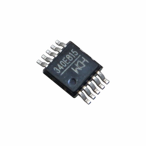 USB to TTL serial converter IC CH340E MSOP10 package
