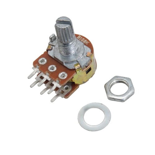100K Ohm Double Rotary Potentiometer