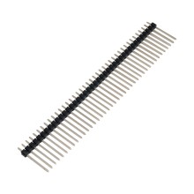 1x40 Male Straight Long Pin Header with 2.54mm Pin Spacing