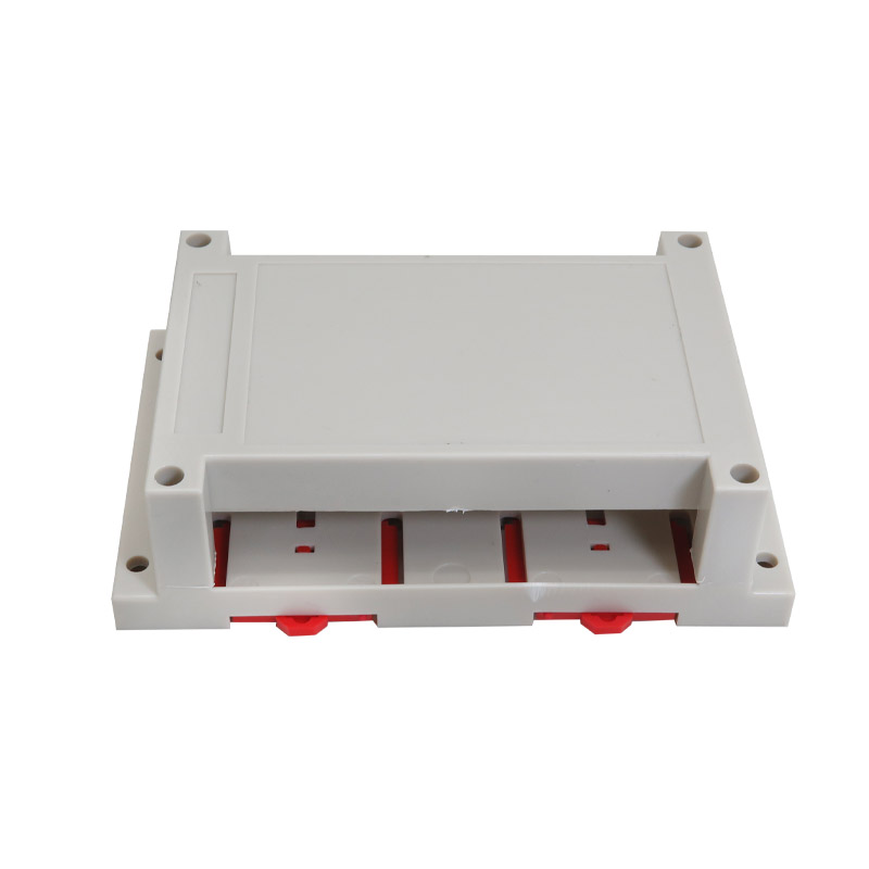 Rail-mounted electronic equipment plastic box