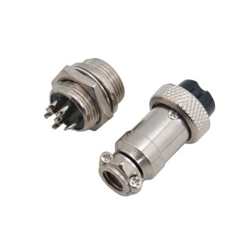 6-pin GX16 Metal Military Connector