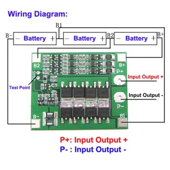 3cell 25A Lithium Battery Charge Protection Module