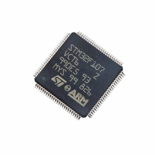 STM32F107VCT6 microcontroller has an original LQFP-100 package