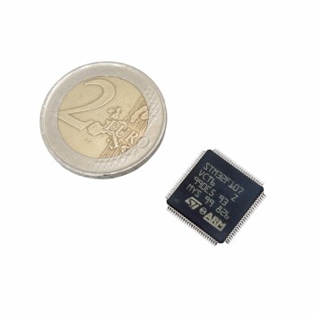 STM32F107VCT6 microcontroller has an original LQFP-100 package