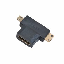 Micro HDMI and Male Mini HDMI to HDMI Female Converter