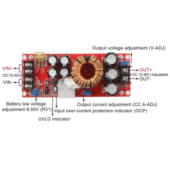 SZ-BT07CCCV-D1 1500W Step-up DC Regulator Module