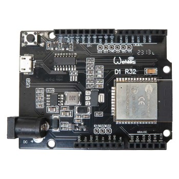 Arduino WeMos D1 development board with ESP-WROOM-32 core with built-in Bluetooth and Wi-Fi