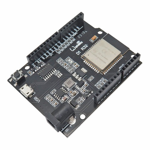 Arduino WeMos D1 development board with ESP-WROOM-32 core with built-in Bluetooth and Wi-Fi