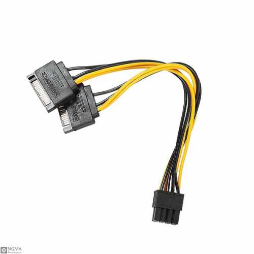 Dual SATA to 8pin GPU power supply card