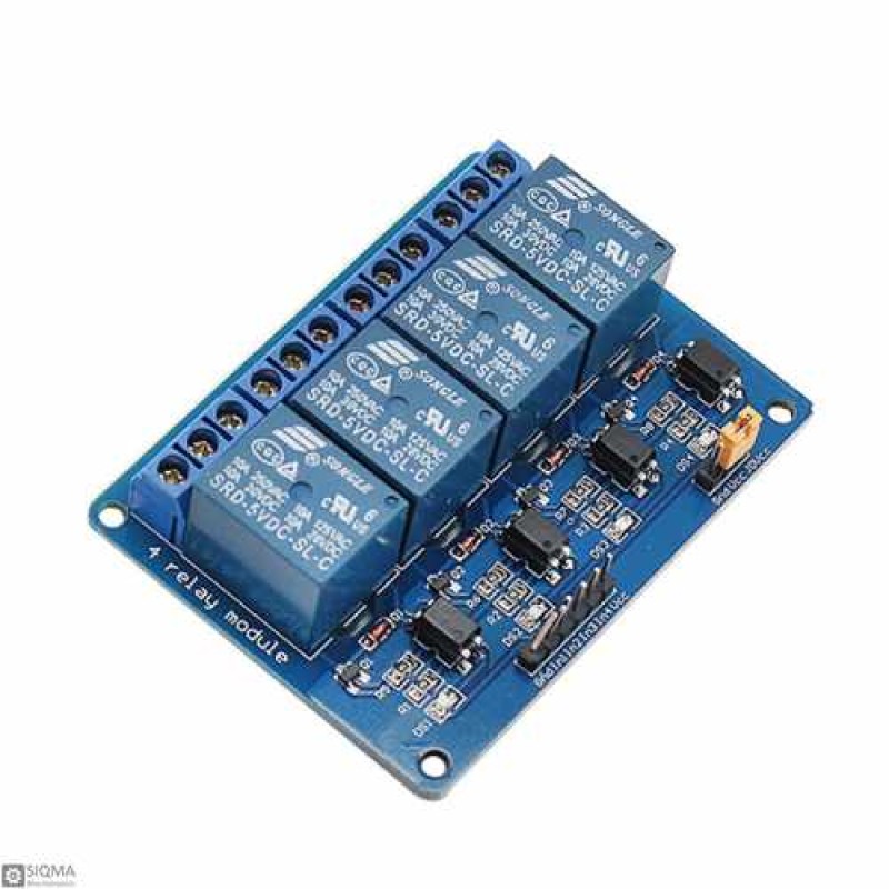 10 PCS 4 Channel Relay Module [5V] [10A]
