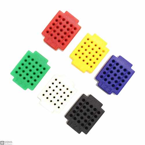 10 PCS YZ-25 Ultra Mini Breadboard [20mmx15mm]