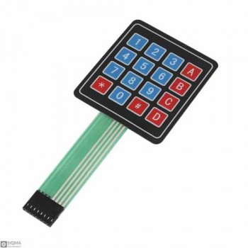 5 PCS 4x4 Flat Matrix Keypad Module [16 Channel] [8 Pin]
