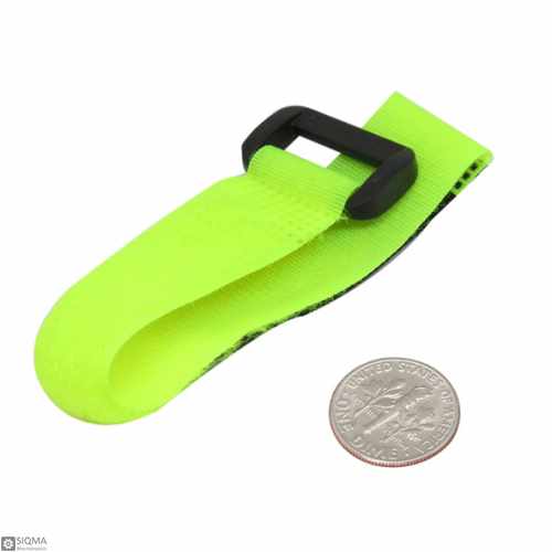 100 PCS Nylon Buckle Velcro Battery Bundle Straps [ Width 20mm ]