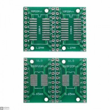 50 PCS SOP20 SSOP20 TSSOP20 to DIP20 Adapter Board