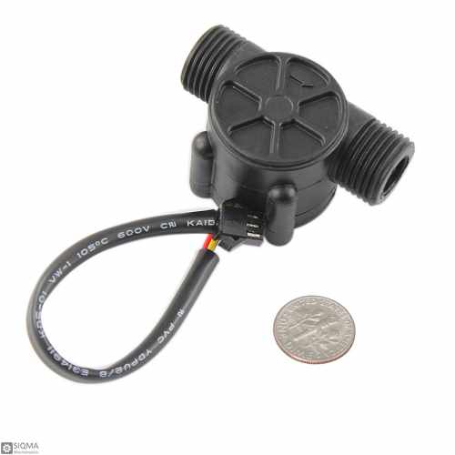 YFS201 Hall Effect Hydroponic Water Flow Sensor FLOWMETER