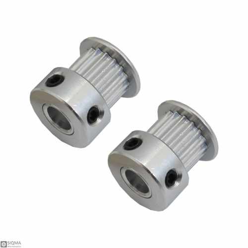 10 PCS 3D Printer GT2-16 Timing Pulley [5mm Bore]