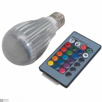 E27 RGB LED Lamp with Remote Control [9W] [85V-265V]