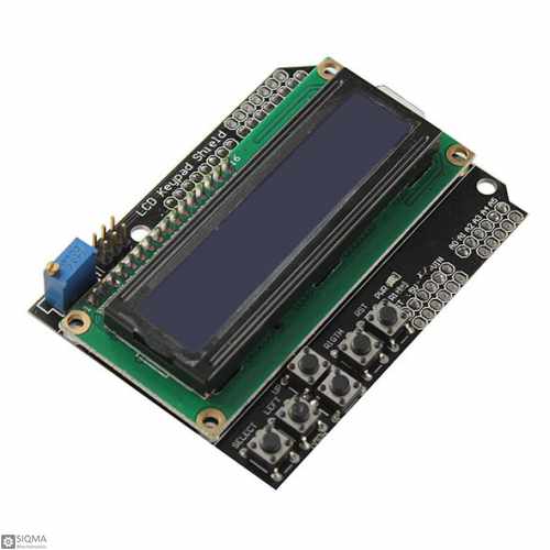 1602 Character LCD Arduino Shield