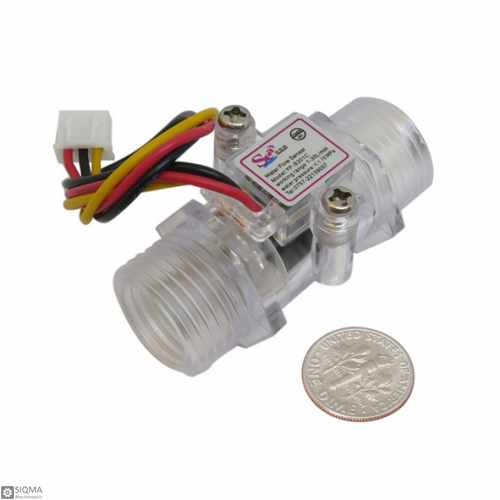 YFS201C 4 Inch Dn15 Water Flow Control Switch Sensor Flowmeter