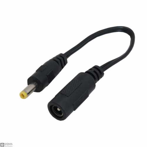 10 PCS 5.5x2.1 Female to 4.0x1.7 Male DC Power Plug Converter Cable [15cm]