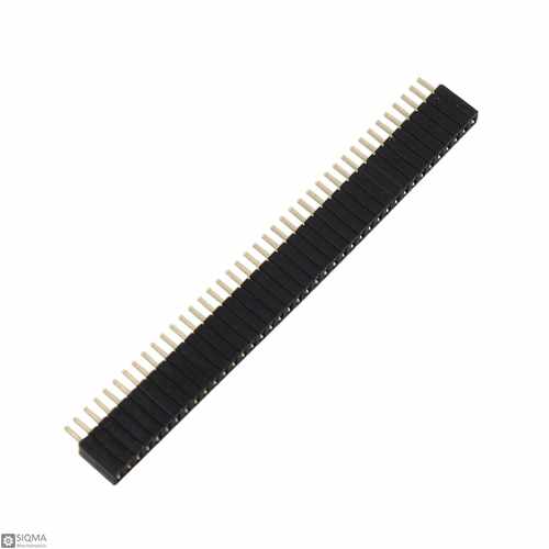 100 PCS 1x40 Straight Female Pin Header 1.27mm 