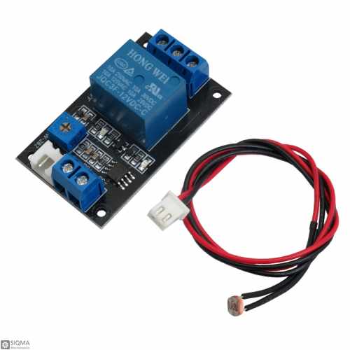 5 PCS XDM131 Single Channel Light Control Photosensitive Resistor Relay Module [12V] [10A]