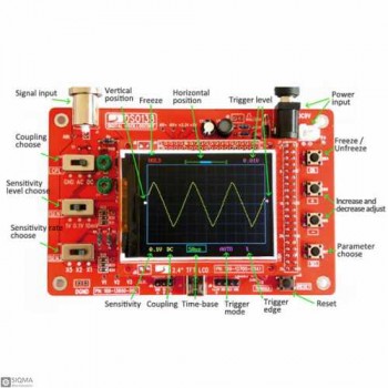 DSO138 Single Channel Oscilloscope Kit with 2.4 inch Full Color TFT Display