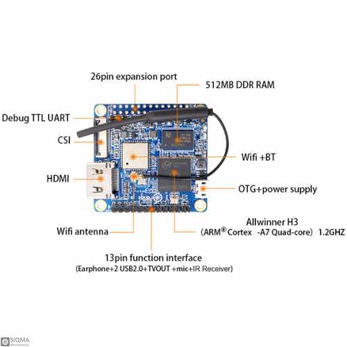Orange Pi Win Plus Quad-core 64Bit ARM Cortex With Case 8G TF Card Power Adapter