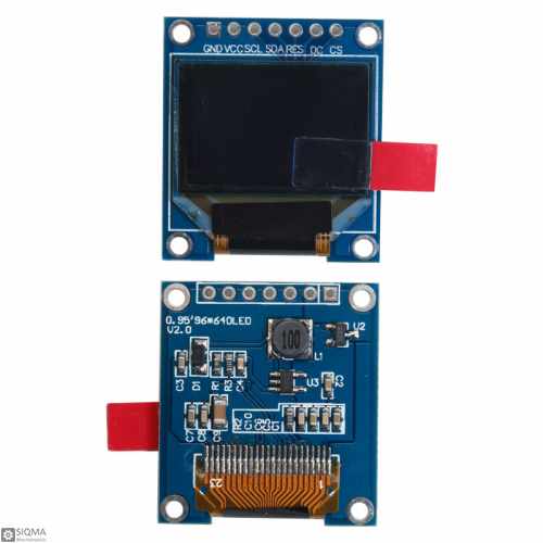 0.95 Inch RGB Full Color SPI OLED Display Module SSD1331 Arduino [ 96 x ...