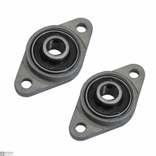 5 PCS 8mm Flange Pillow Block Bearing 