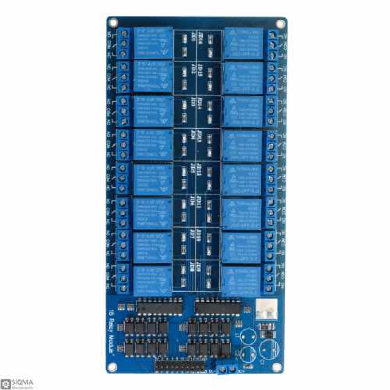 16 Way Low Level Trigger Relay Module [5V] [10A]