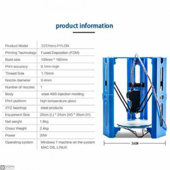 101Hero Pylon 3D Printer Kit