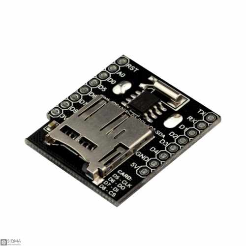 DataLog Shield For WIFI D1 Mini RTC DS1307 Micro SD For Arduino ATF