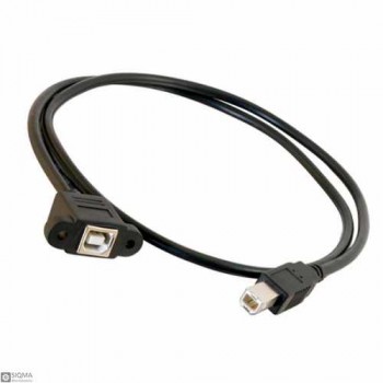 2 PCS USB 2.0 Type B Female to Male Printer Extension Cable [30cm, 50cm]