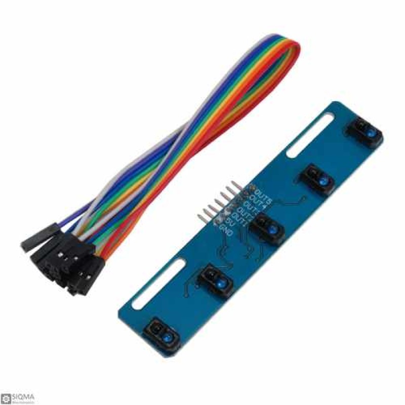 TCRT5000 5-Way IR Tracking Sensor Module [3.3V-5V]