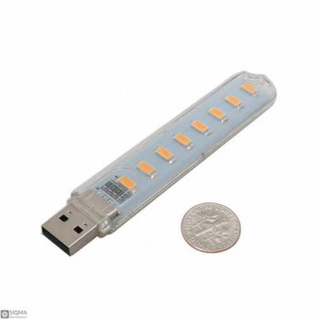 10 PCS USB 8 LED Lamp With Plastic Shell