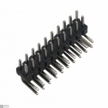100 PCS 2X10 Curved Male 2.54mm Pin Header