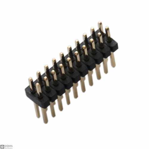 100 PCS 2X10 Straight Male 1.27mm Pin Header