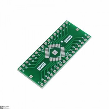 10pcs TQFP/LQFP/EQFP/QFP32 0.8mm to DIP32 Adapter PCB Board Converter SMD  NEW