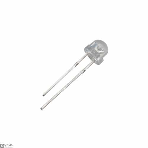 100 PCS Straw Hat Red LED (transparent Red LED) [5mm]