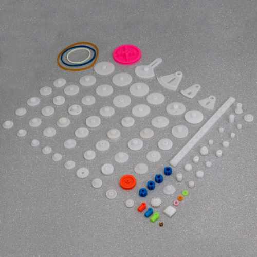 Plastic Gears And Pulleys Pack [85 Pieces]