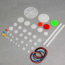 Plastic Gears And Pulleys Pack [43 Pieces]