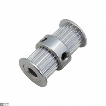 5 PCS GT2-20 Double Head Synchronous Pulley [5mm , 8mm Bore]