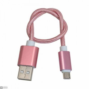 2 PCS Charging and Data Cable [25cm] [Micro USB , USB Type-C]