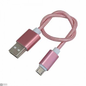 2 PCS Charging and Data Cable [25cm] [Micro USB , USB Type-C]
