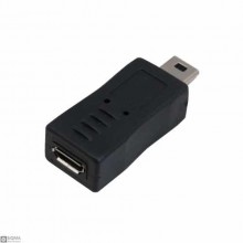 10 PCS Female Micro USB to Male Mini USB Converter