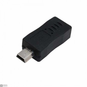 10 PCS Female Micro USB to Male Mini USB Converter