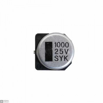 5 PCS SMD Electrolytic Capacitor [1000uF] [25V]